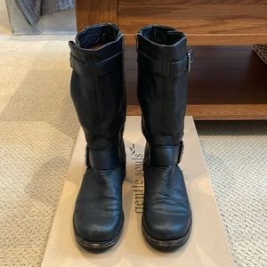 Gentle Souls Buckled up leather boots size 6.5